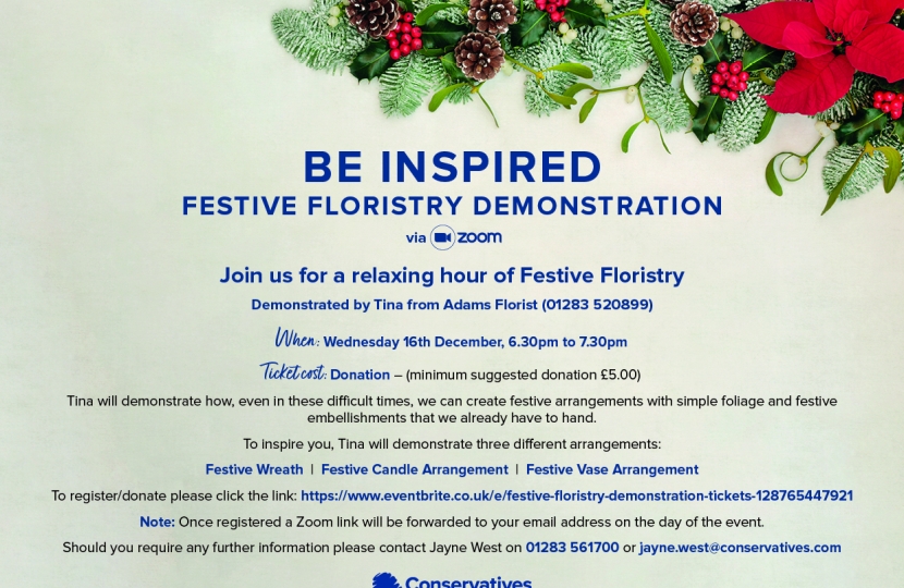 Festive Floristry Demonstration