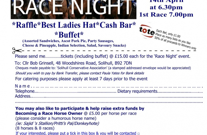 Solihull Race Night