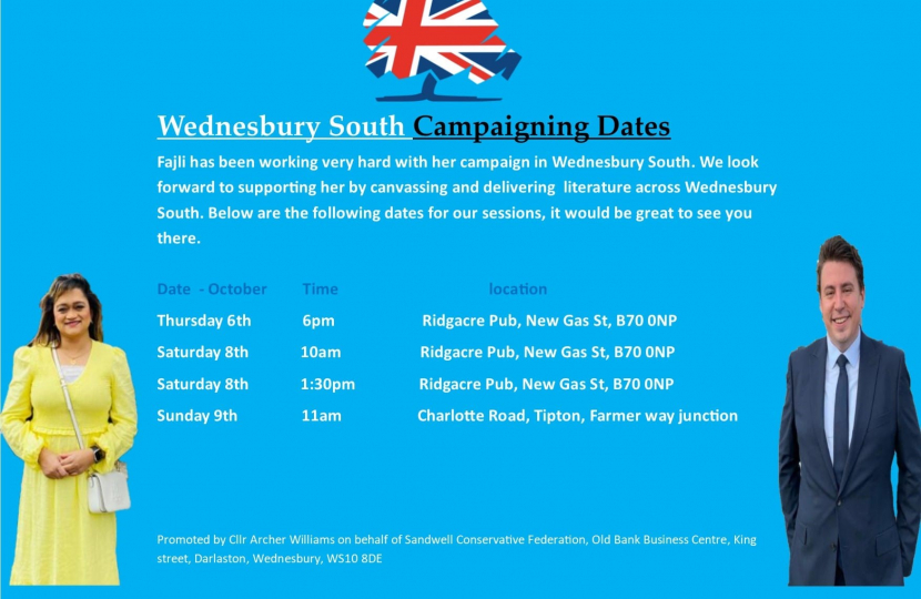 Wednesbury South By-Election