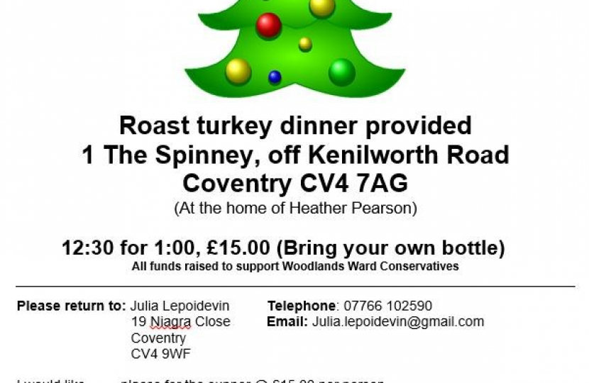 Coventry Xmas Dinner