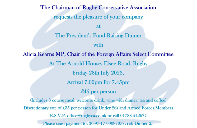 Rugby President's Dinner