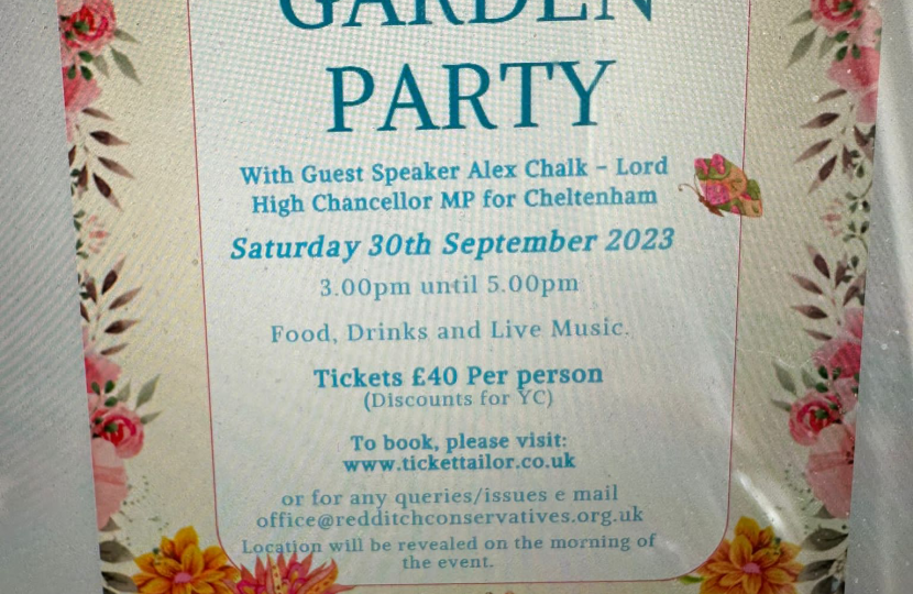 Redditch Garden Party