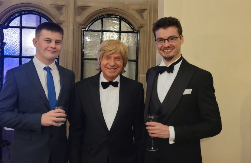 Sir Michael Fabricant MP and guests