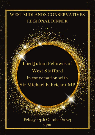 Black adn gold invitation