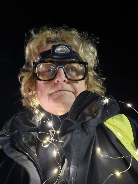 Head shot of Jo Barker in a high-vis